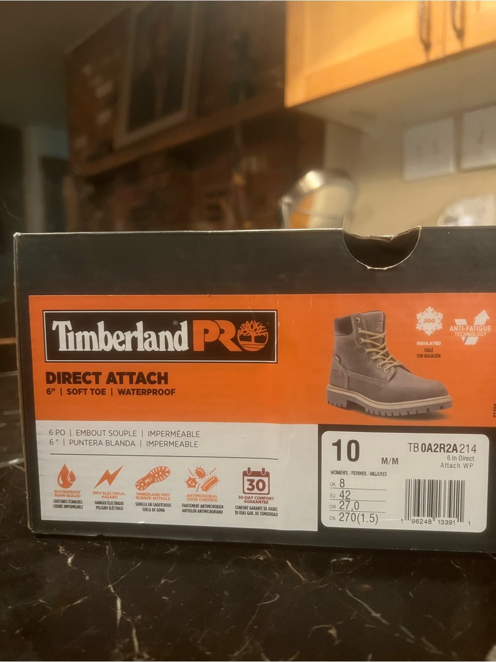 Timberland PRO women’s  Brown Work Boots - Durable Lace-Up Safety Boot - Picture 4 of 4